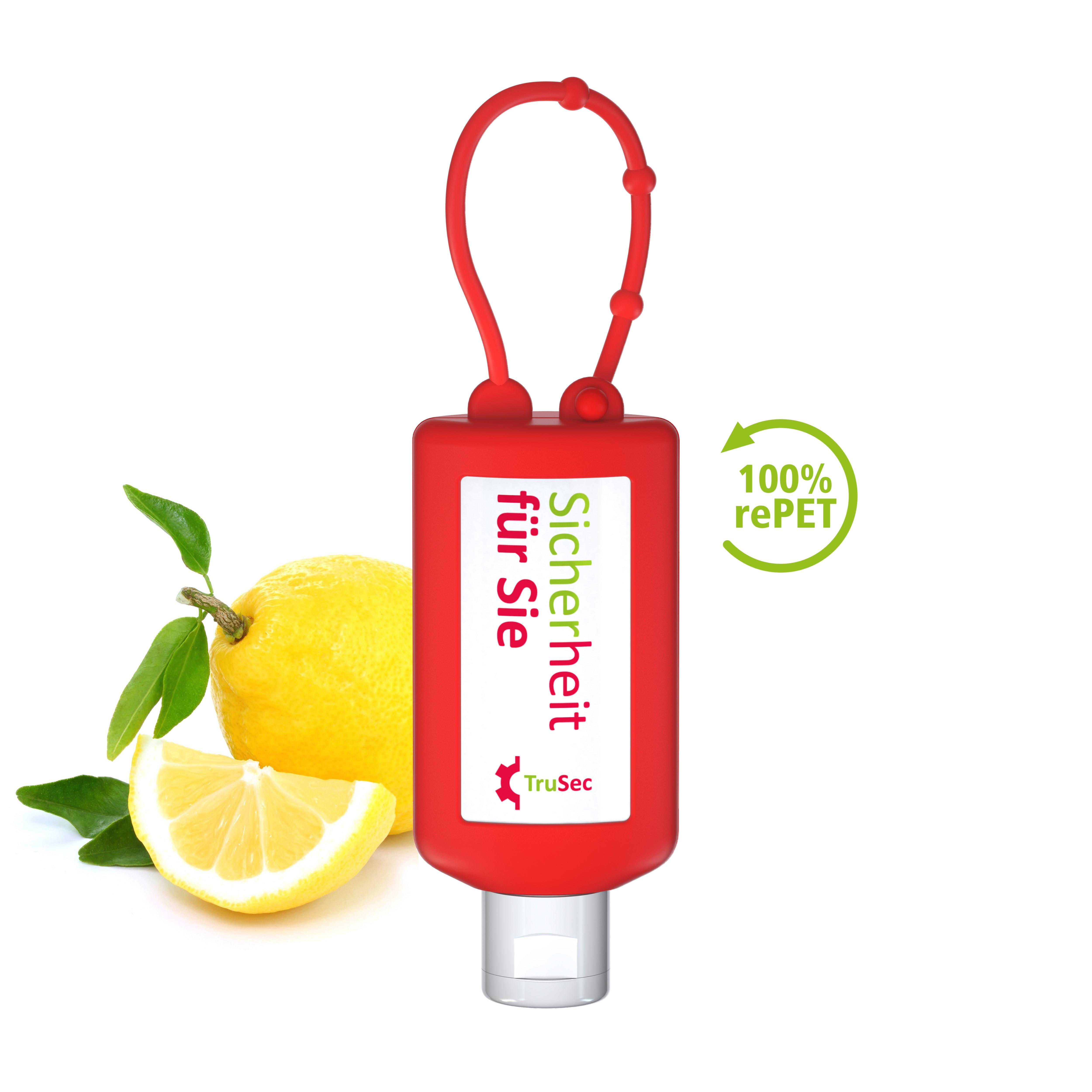 50 ml Bumper rot - Handreinigungsgel (alk.) - Body Label