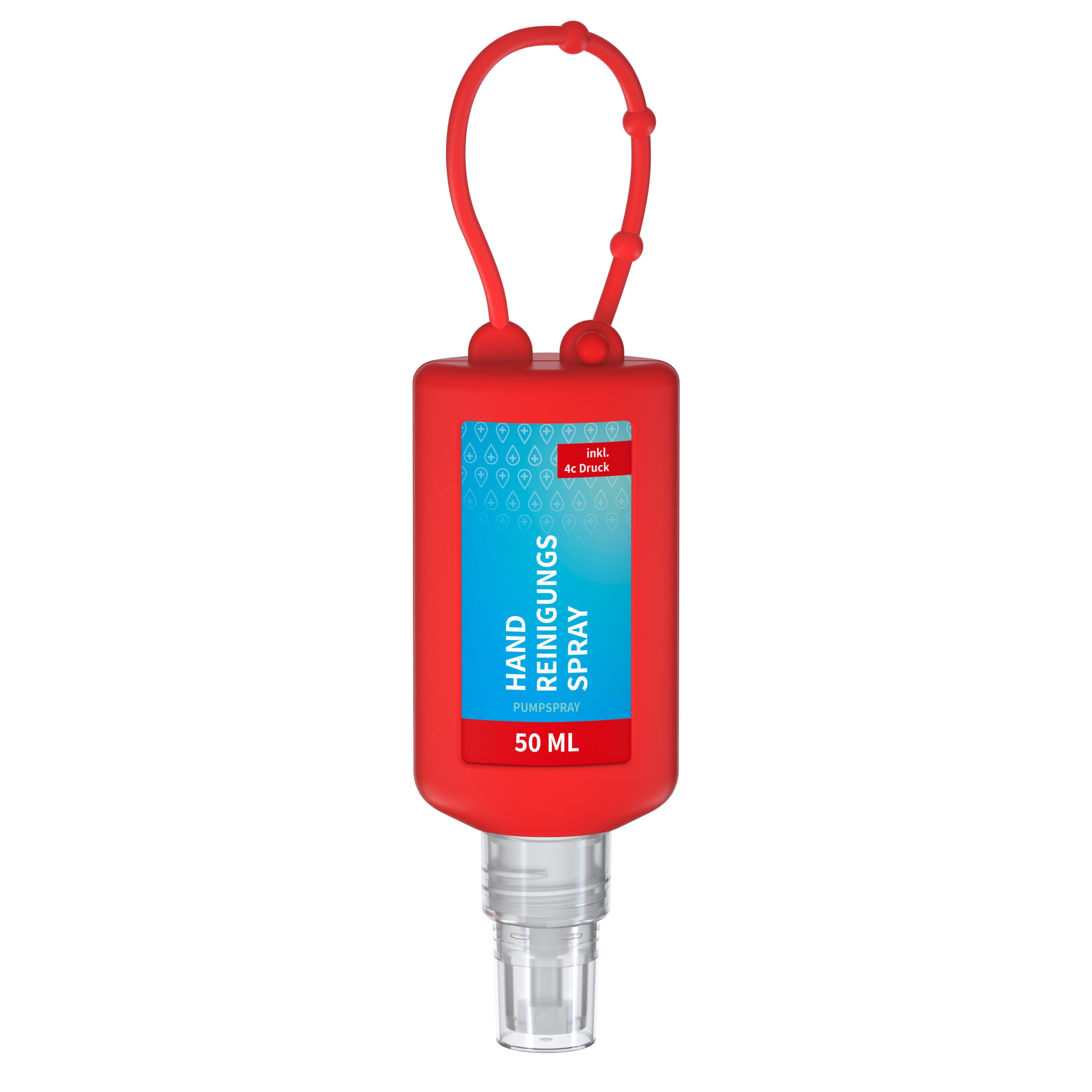 50 ml Bumper rot - Handreinigungsspray (alk.) - Body Label