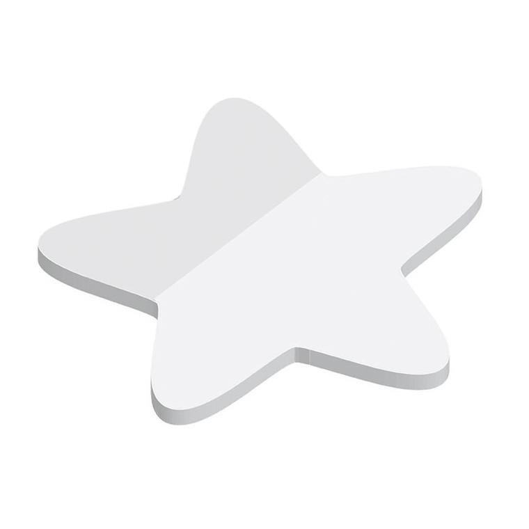 Haftnotizen powerstikkies formgestanzt ´Stern´, 100 Blatt