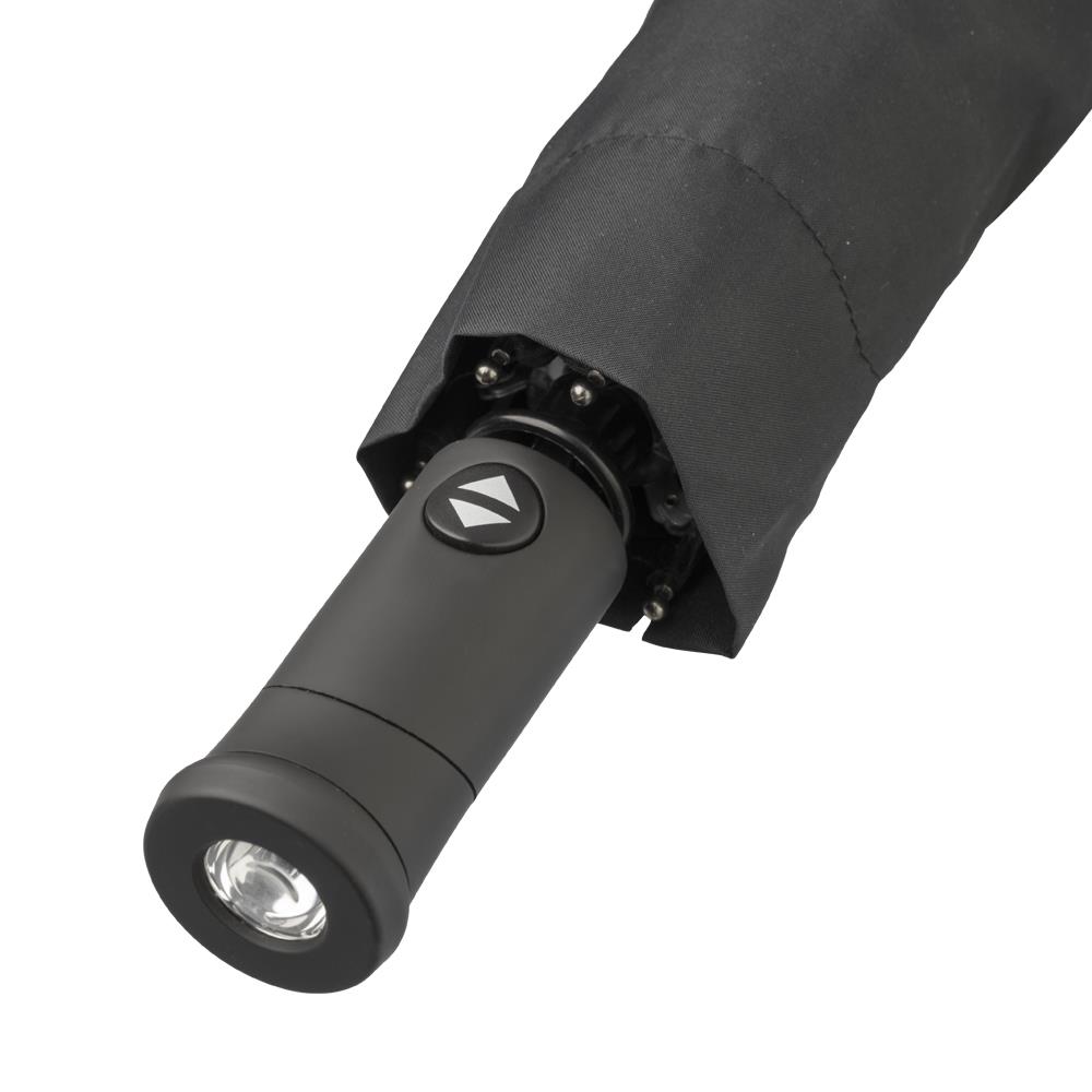 Doppelautomatik Mini Taschenschirm LED - Regenschirm AOC AC - OKTAGON®