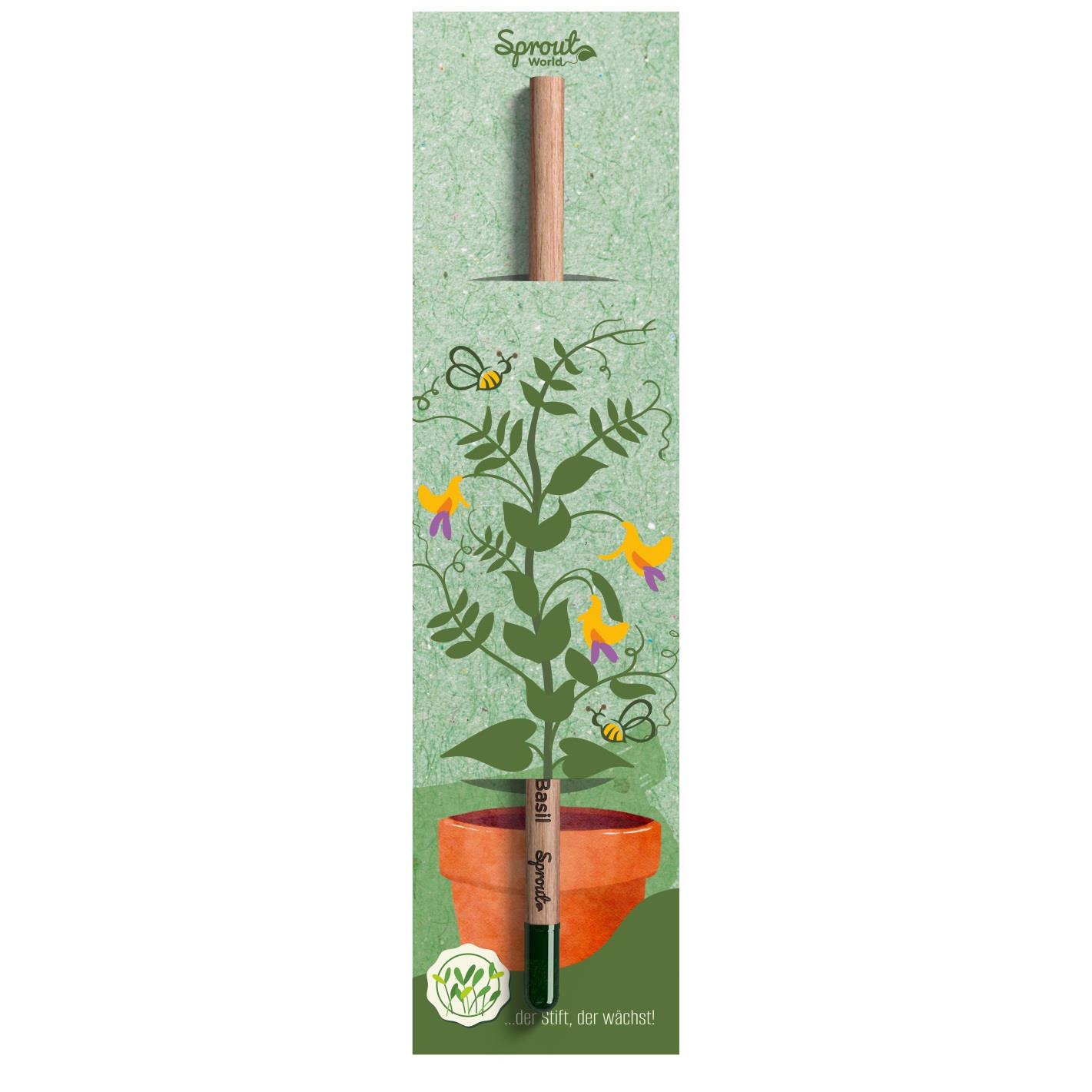 SPROUT - Farbstift mit grossem Standard Ansteckkärtchen