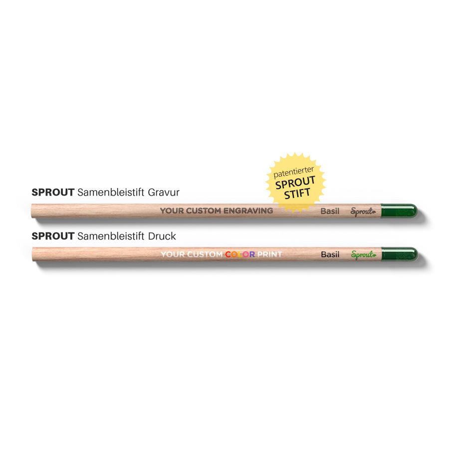 SPROUT - Mini-Bleistift mit Ansteckkarte