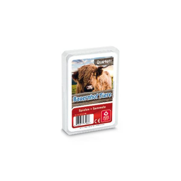 Quartett / Sonderquartett - Bauernhof Tiere, 33 Blatt, im Kunststoffetui
