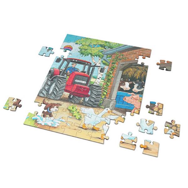 Puzzle A5 - 10, 20, 40 oder 70 Teile, plano geschrumpft mit Vorlageblatt
