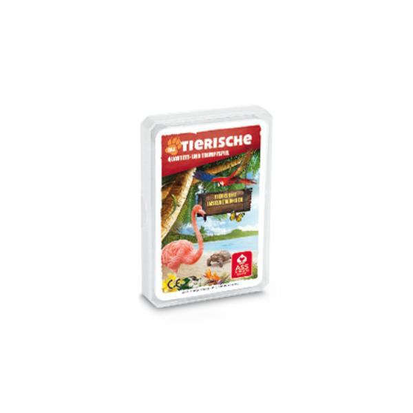 Quartett ´Tierspiele´ - Tierische Inselbewohner, im Kunststoffetui