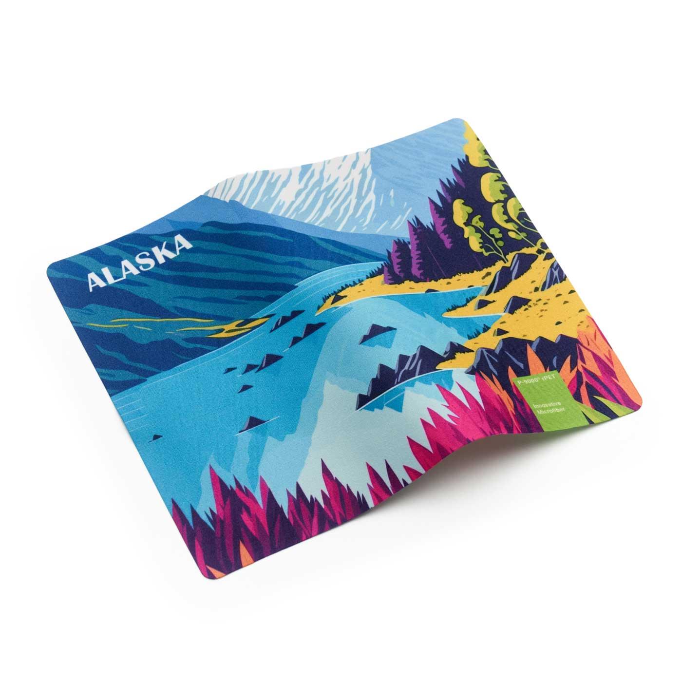POLYCLEAN rPET Displaytuch 15x15 cm im Pergaminbeutel, All-Inclusive-Paket 