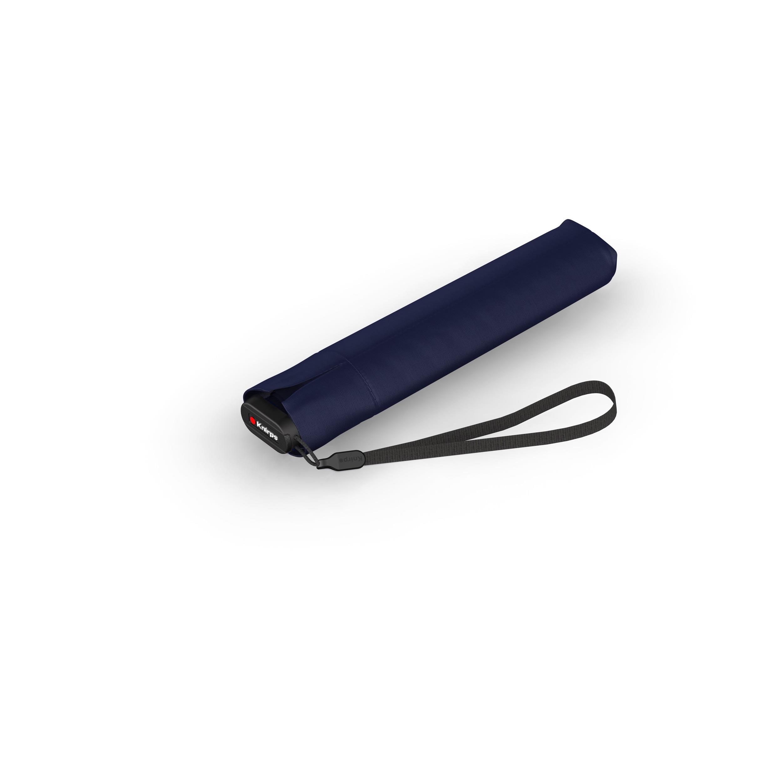 Knirps US.050 ultra light slim manual, navy with black UV coating and heat shield 5 Jahre Garantie