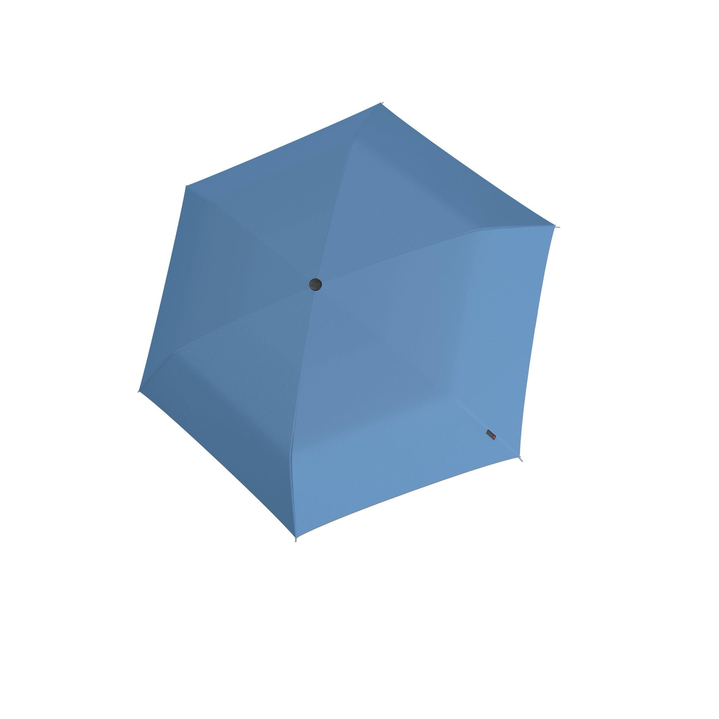 Knirps U.200 ultra light duomatic, blue with black UV coating and heat shield 5 Jahre Garantie