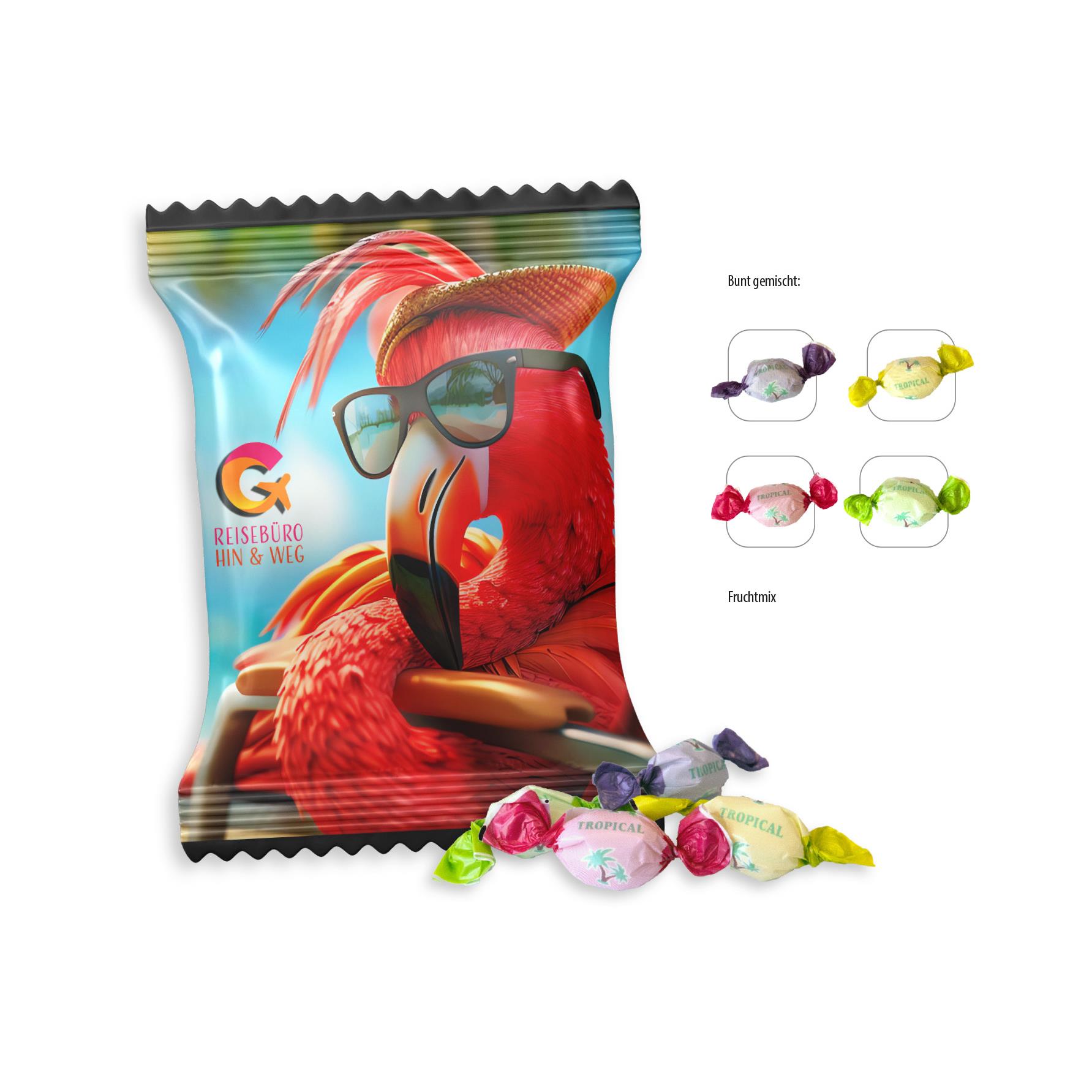 Bonbons Tropical Mix,   160 g, Inhalt: Bonbons Tropical Mix