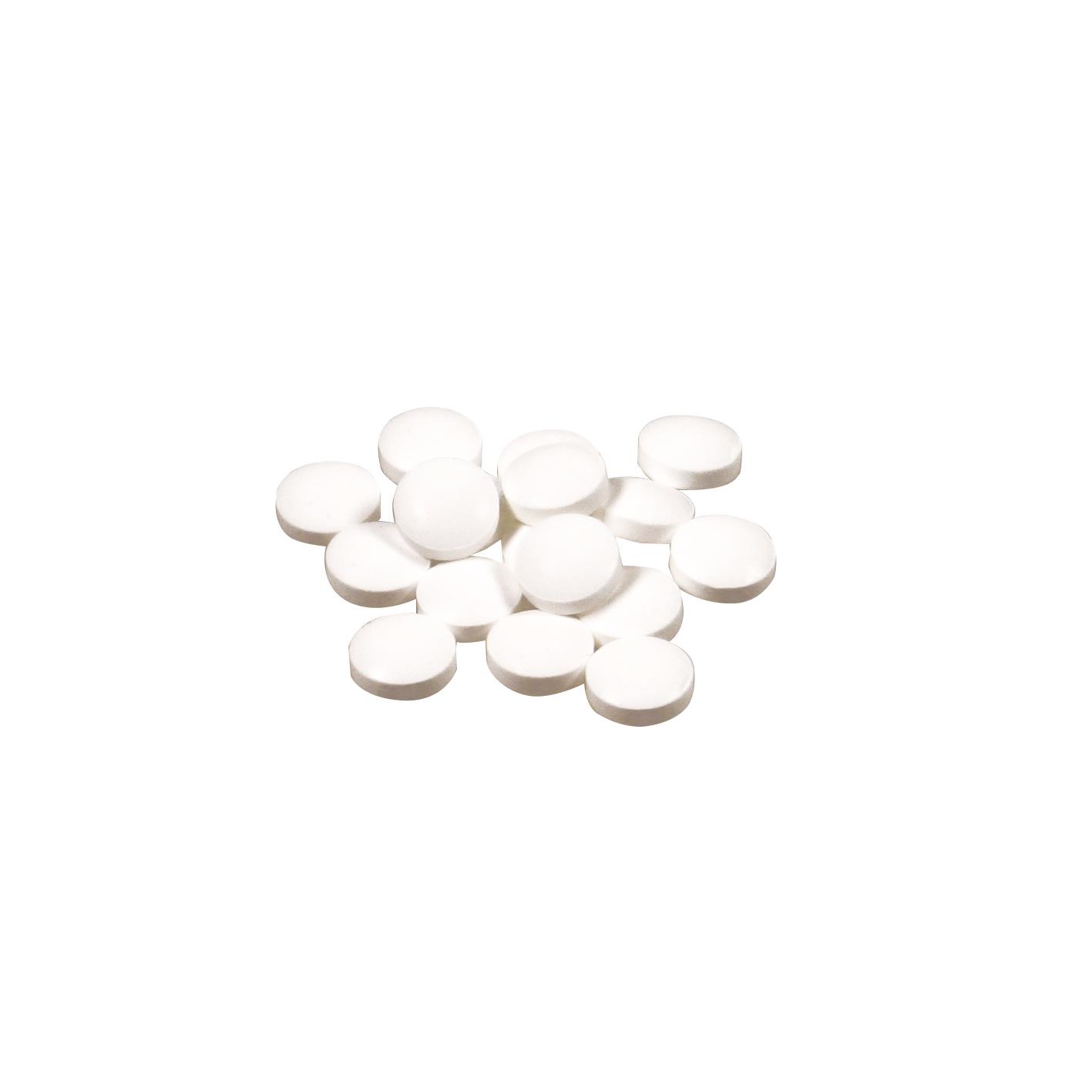 Klick-Dose-45, weiß 12 g, Inhalt: Pfefferminz-Pastillen; Stevia
