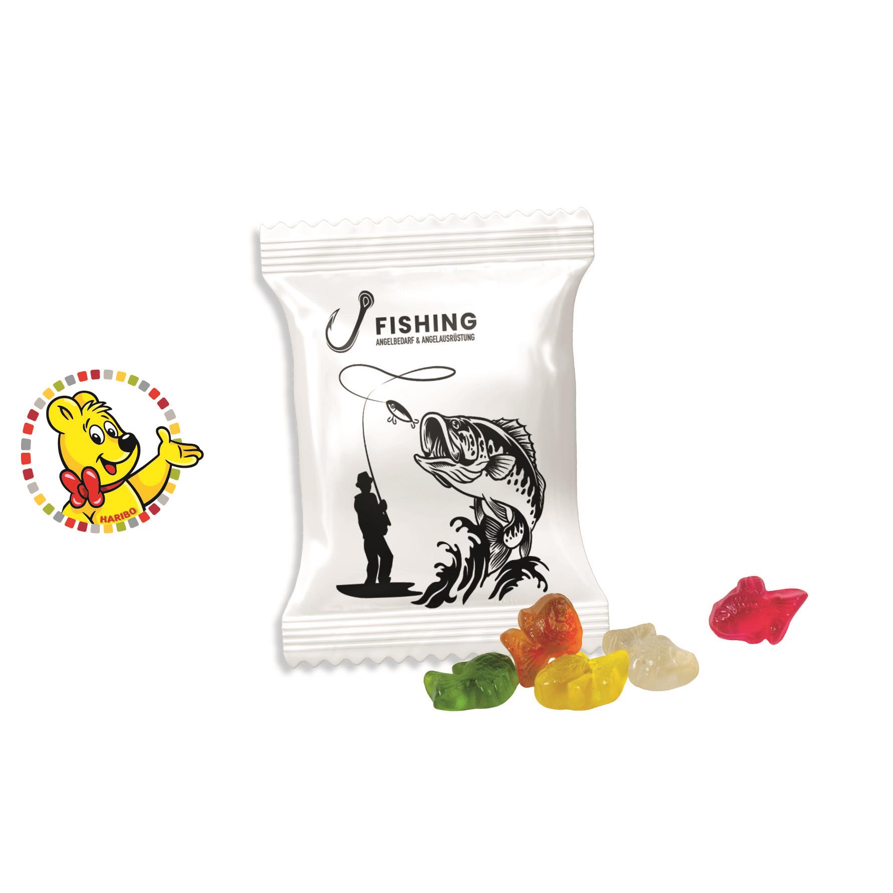 HARIBO Standardformen Werbetüte,   15 g, Inhalt: HARIBO Fische