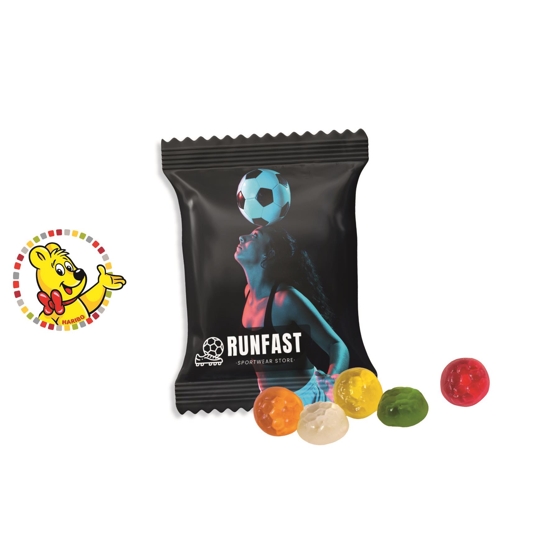 HARIBO Standardformen Werbetüte,   15 g, Inhalt: HARIBO Fußbälle