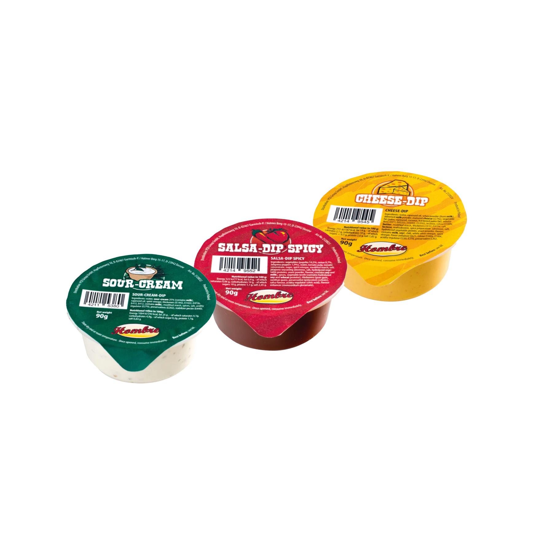 Nacho Box im Schuber,   190 g, Inhalt: Nachos Paprika-Chili, Salsa Dip Spicy