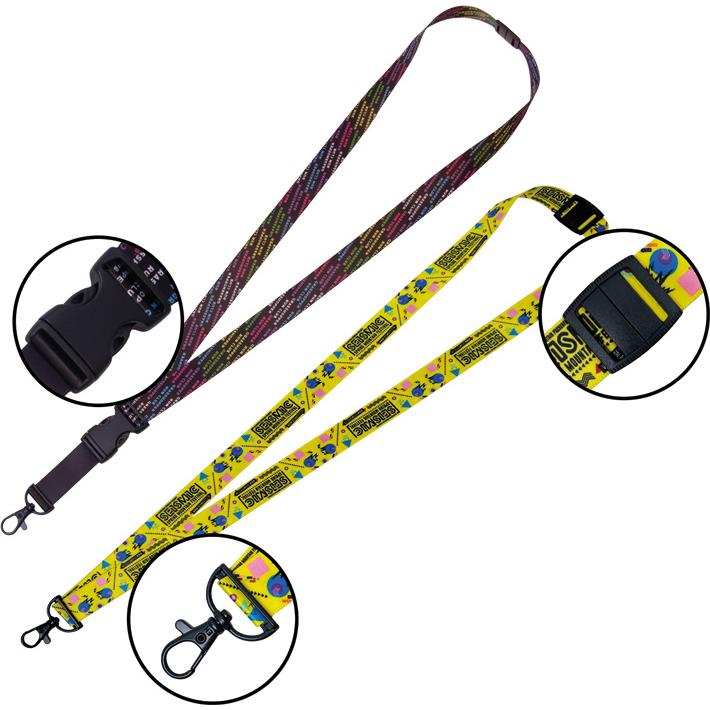 rPET Heißtransferlanyard Nahtlos