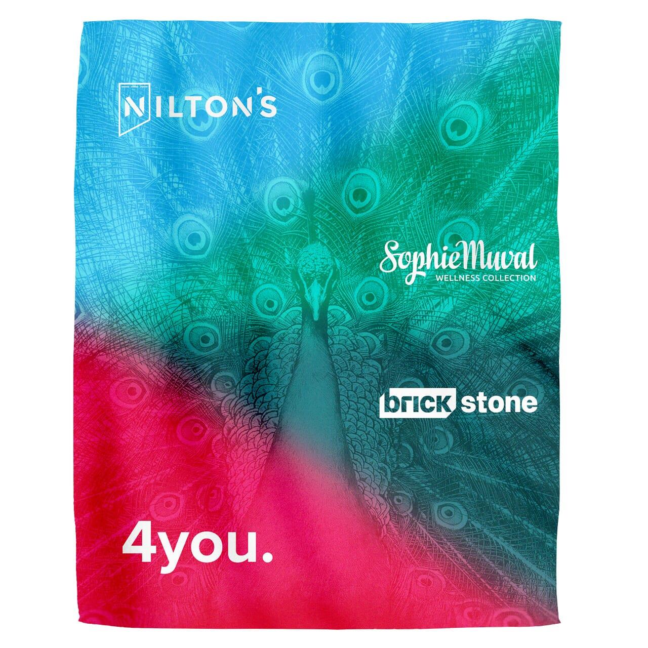 Nilton´s Sherpa Sublimation Fleecedecke 150x120 cm, 450 gr/m²