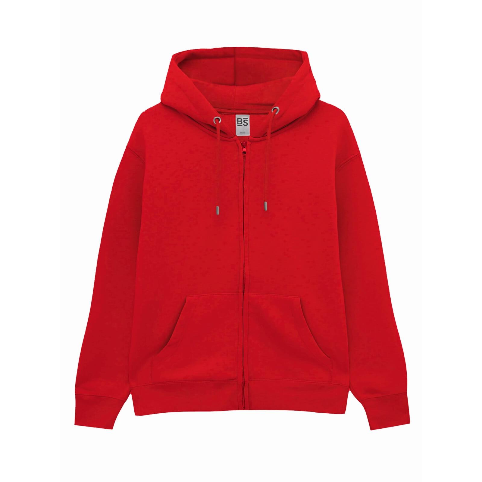 BS Berry Zip Sweater, 80 % Baumwolle, 20 % Polyester
