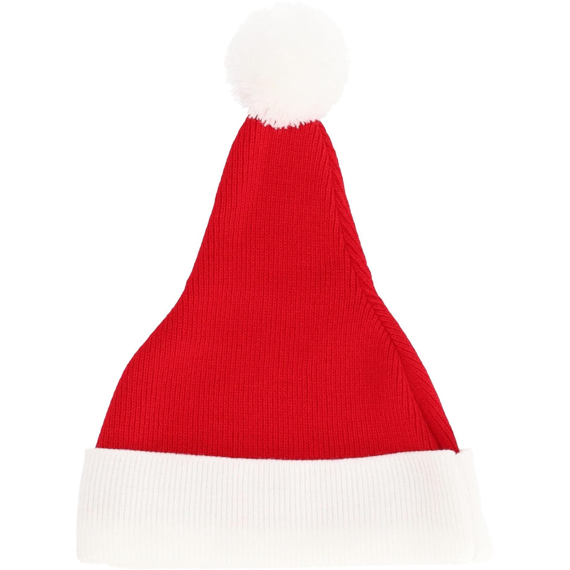 Nilton´s Gestrickte Weihnachtsmütze mit Bommel