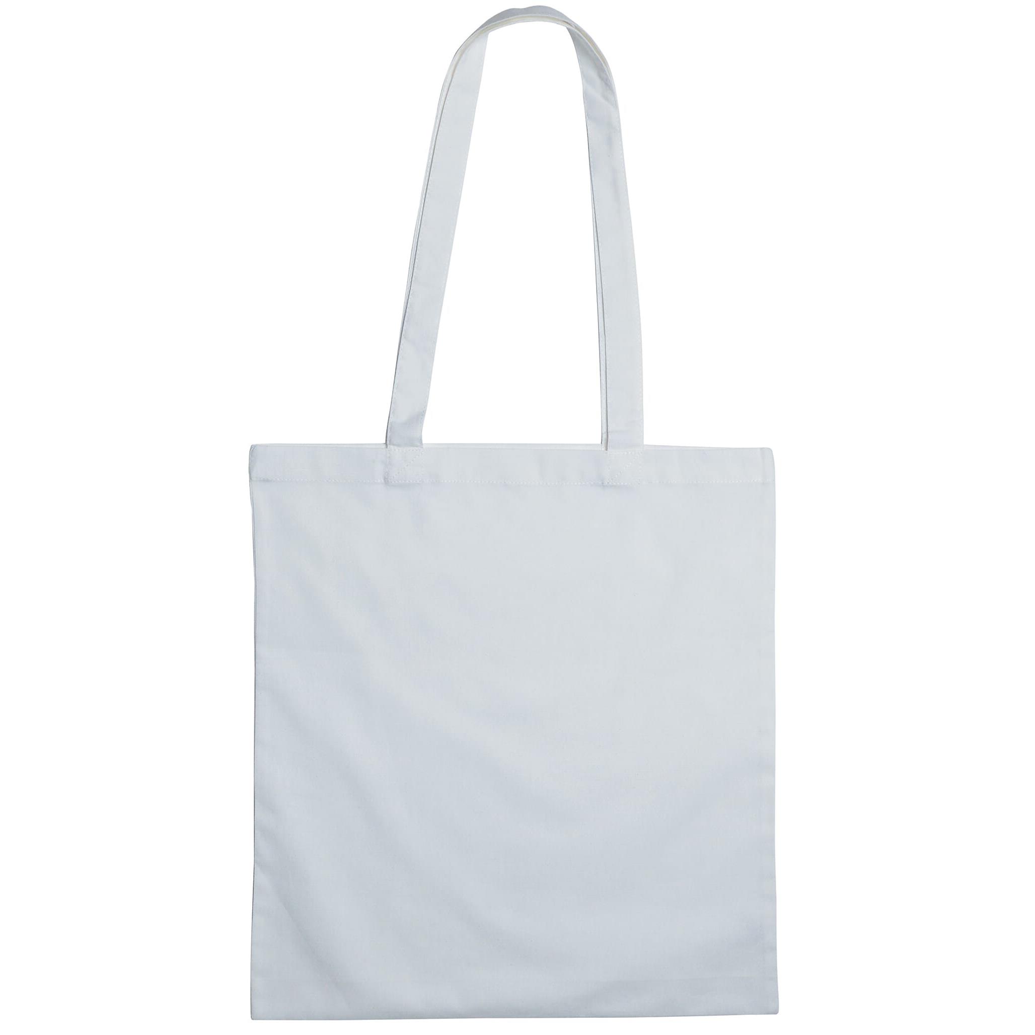 Baumwolltasche mit langen Henkeln, 140 gr/m²