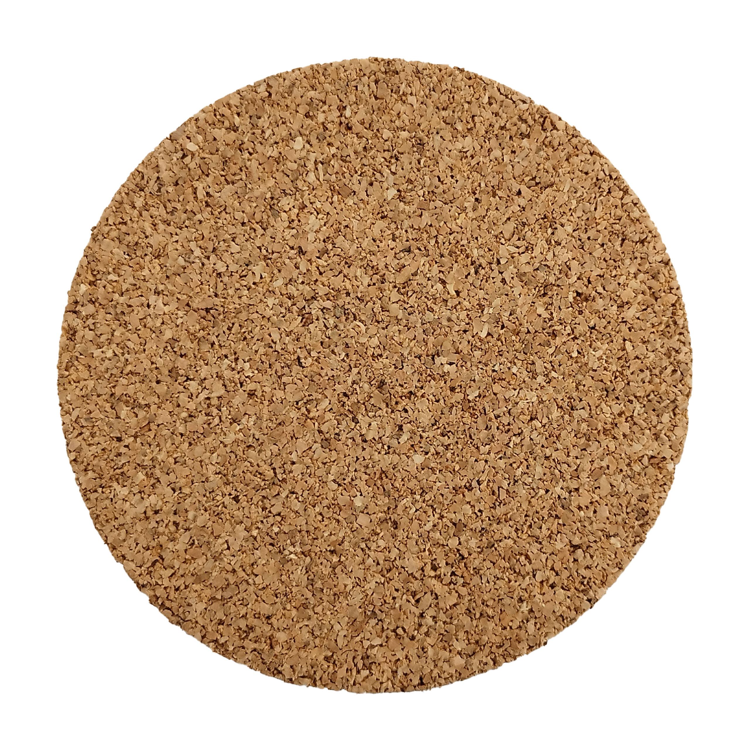 Steinpapier Kork Untersetzer 100 mm rund , ca. 4,3 mm dick