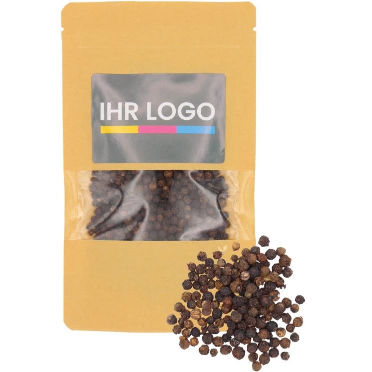 Pfeffer schwarz im Doypack groß Natur