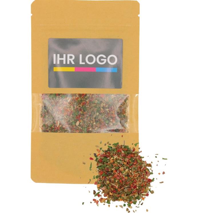 Bruschetta Gewürz verpackt im Doypack Beutel groß Natur