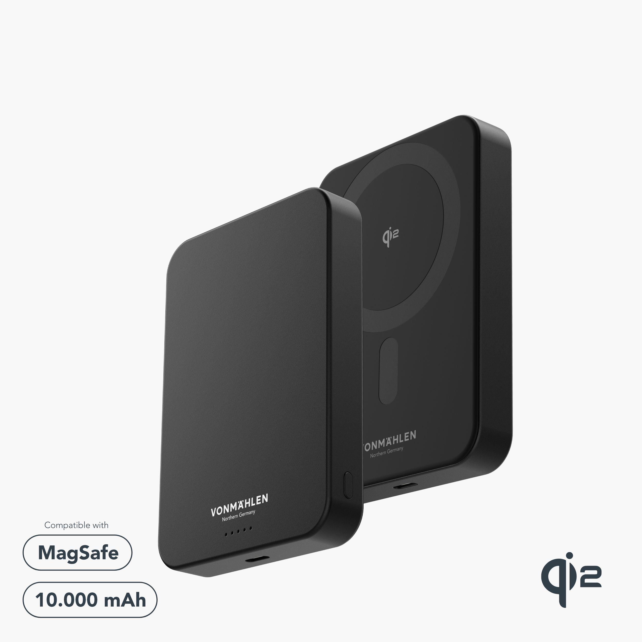 Evergreen Mag 10000 - Die magnetische Powerbank für längere Tage - Schwarz