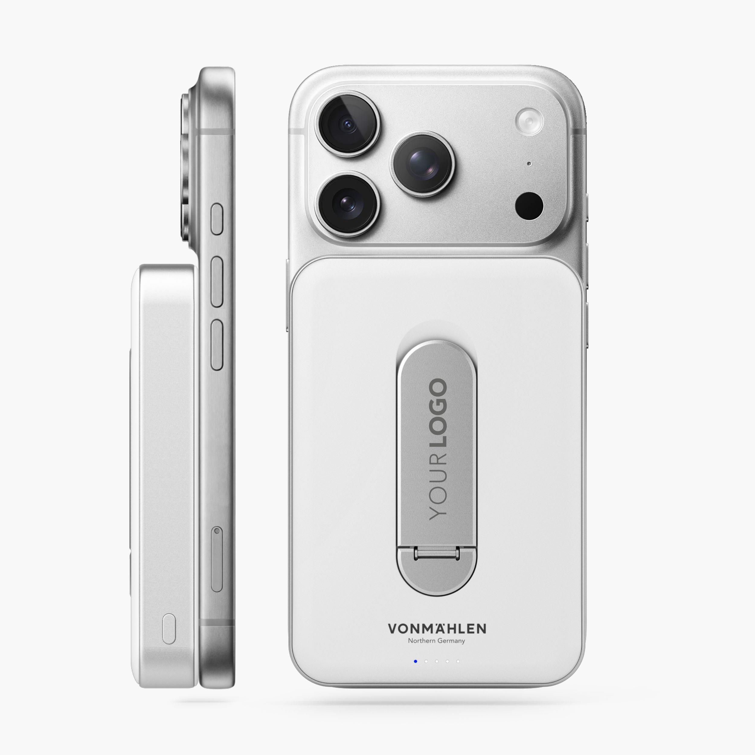 Evergreen Mag 10000 mit Kickstand - Die magnetische Powerbank mit Standfunktion - Weiß