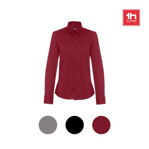 THC PARIS WOMEN. Langärmeliges Popeline-Hemd für Damen