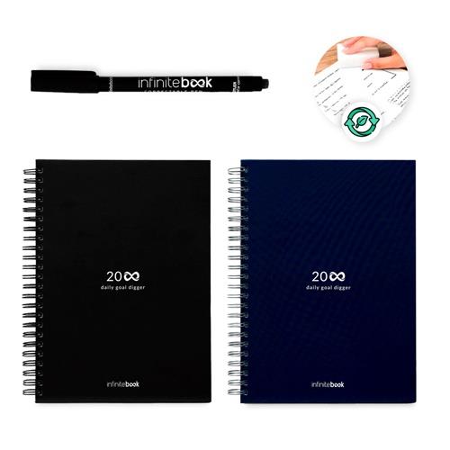 ´STARTER KIT INFINITE PLANNER A5. Set bestehend aus einem ´´Infinity Tagebuch´´, Reinigungsset, Marker und Markerhalter´