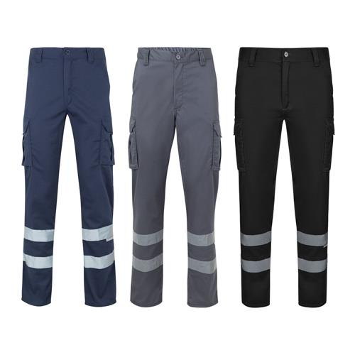 VL DIONYSUS. Multitaschen-Stretchhose (240 g/m²), aus Baumwolle (46 %), EME (38 %) und Polyester (16 %)