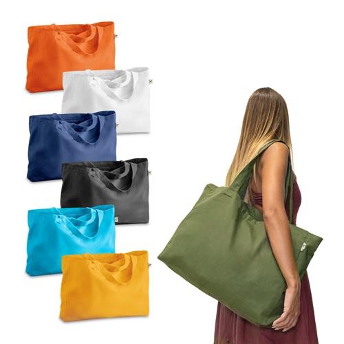 CAMDEN. Tragetasche aus Baumwolle (50%), recycelter Baumwolle (30%) und polyester (20% rPET) (280 g/m²)