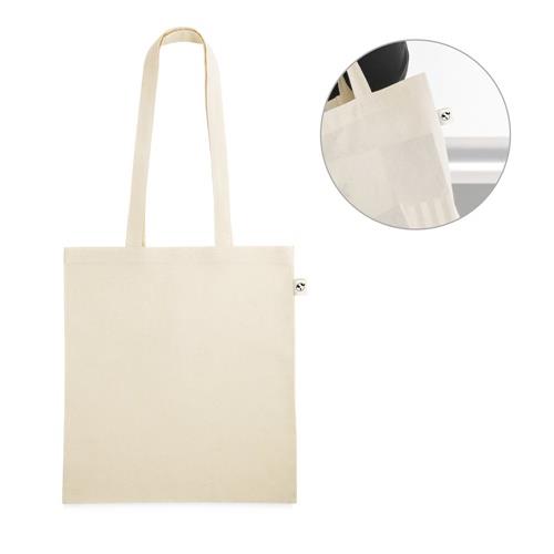 LEON. Tasche aus 100% organische Bauwolle (140 g/m²)