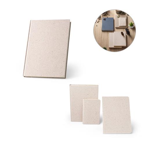 ORGANIC RIGID. Notizbuch A5 mit Hardcover aus Elefantendung (80%)