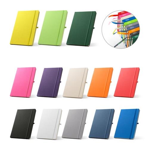 ANNE. A5 Notizbuch aus recyceltem Polyester (100% rPET) mit linierten Seiten