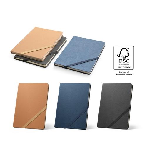 HUXLEY. A5-Notizblock mit Hardcover, hergestellt aus wasserfestem Papier