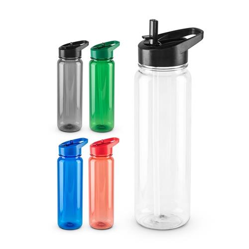 GILMORE. Sportflasche (750ml) aus recyceltem PET (100% rPET) mit glänzender transluzenter Oberfläche