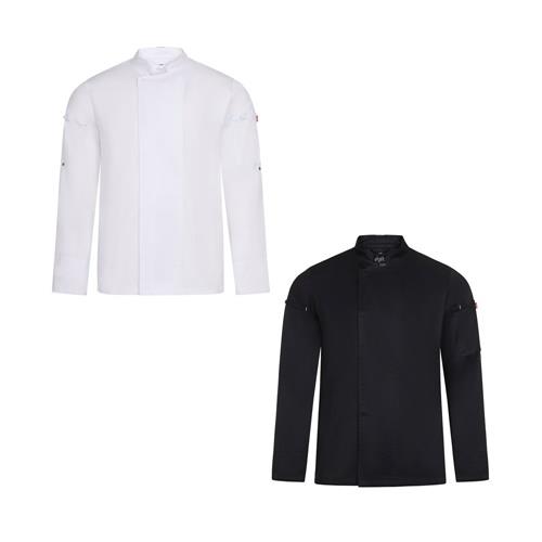 VL AGNI. Kochjacke Unisex (190 g/m²), aus Baumwolle (35 %) und recyceltem Polyester (65 %)