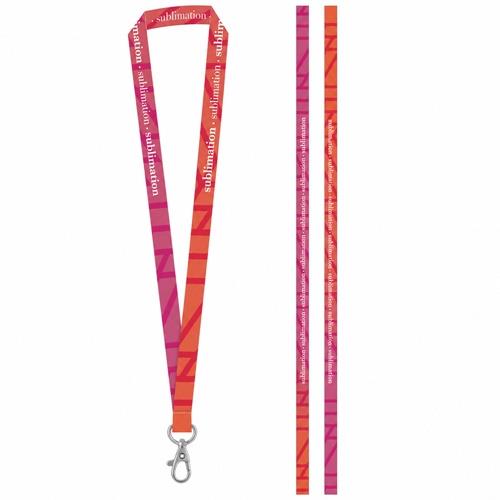 BRIGHTON S. Gedrucktes Muster von SET Lanyard SUBLIMATION Long II (20 mm) mit 20-mm-Schnellverschlusskarabiner