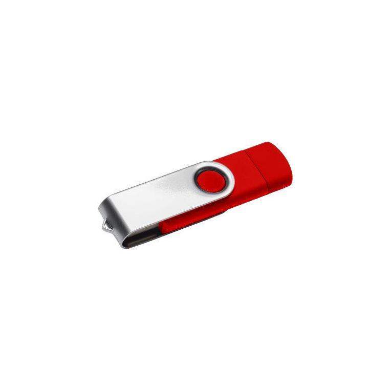 USB-Stick C05 Micro USB 3.0 Flash Disk  16 GB Rot