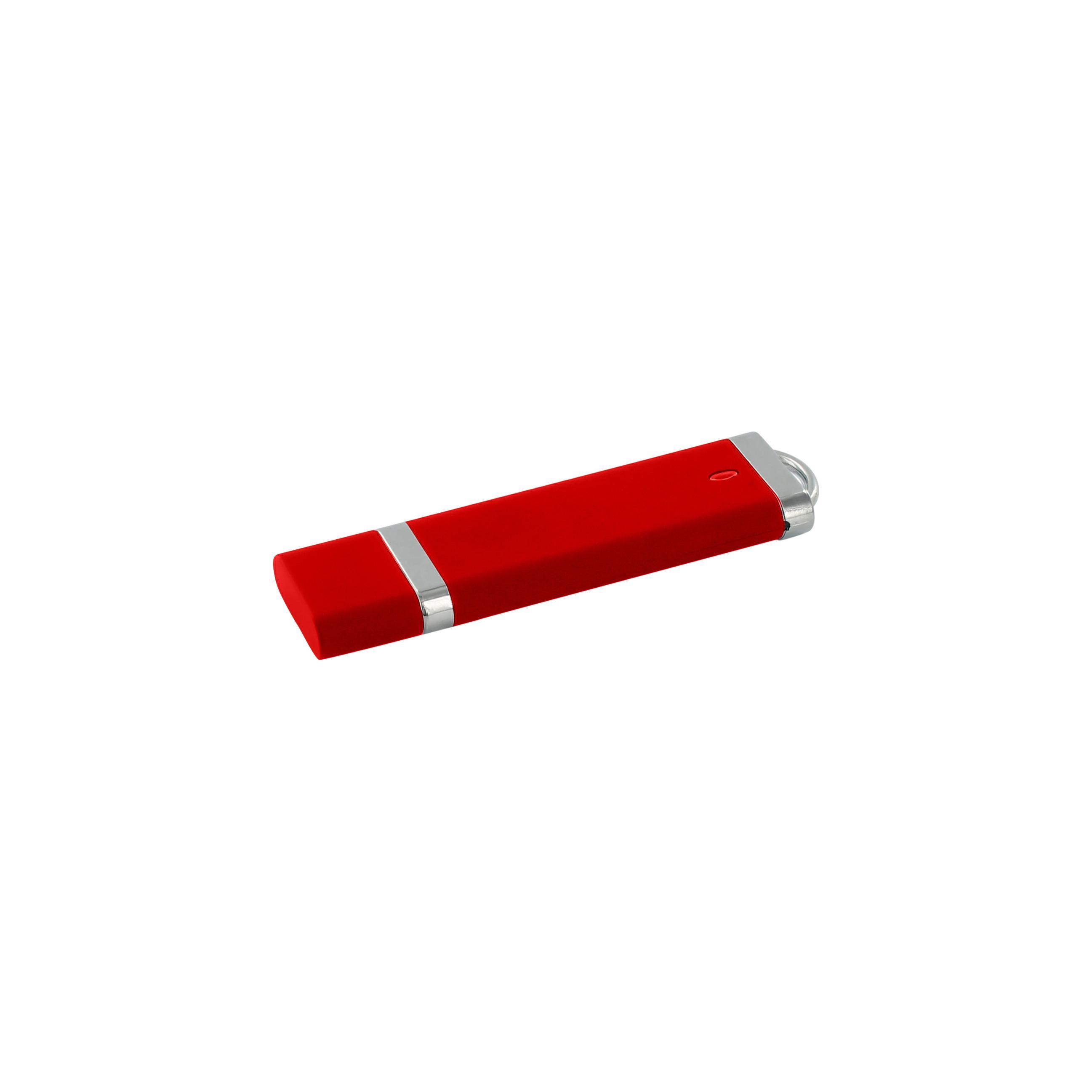 USB-Stick C10 USB 2.0 Flash Disk  64 GB Rot matt (gummiert)
