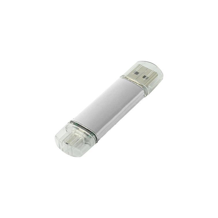 USB-Stick F47 Micro USB 2.0 Flash Disk   8 GB Silber
