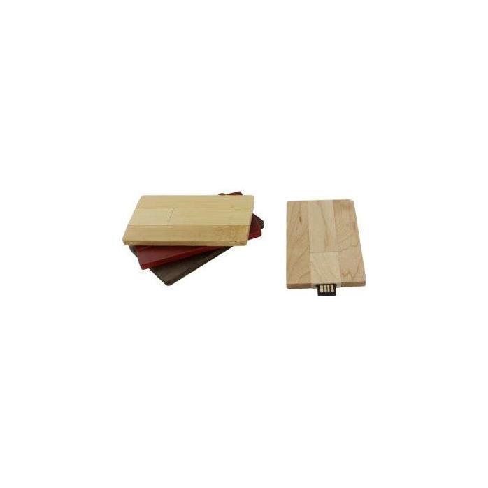 USB-Stick H21 USB 2.0 COB   1 GB Rotholz