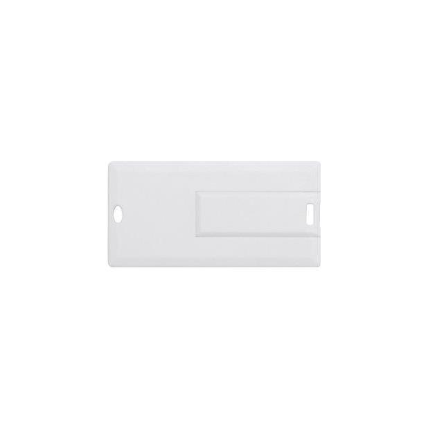 USB-Stick Mini Credit Card 6 USB 2.0 COB   4 GB Weiß