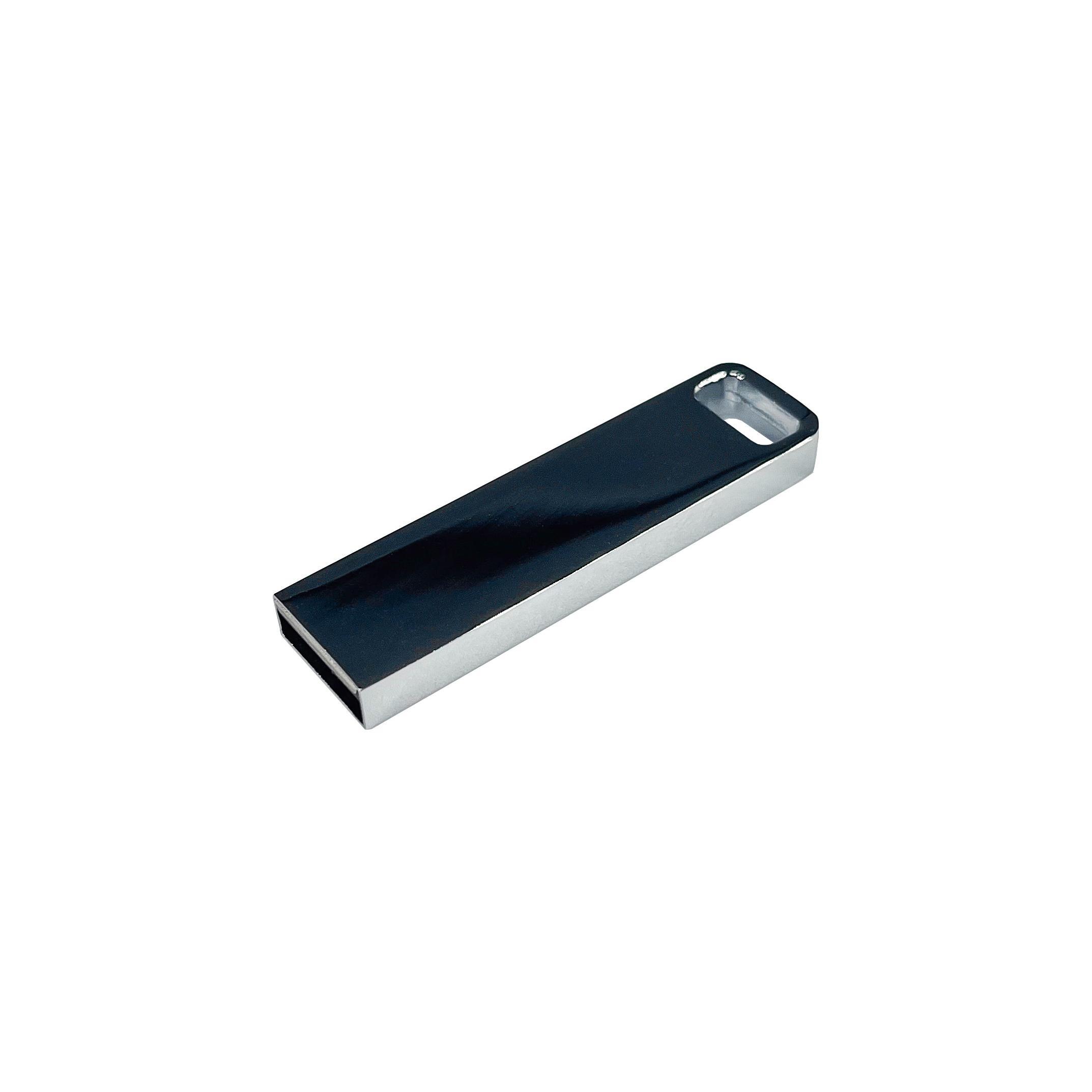 USB-Stick Mini 055 USB 2.0 COB   1 GB Silber-Chrom (glänzend)