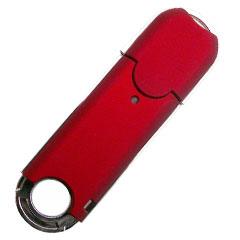 USB-Stick C21 gummiert USB 2.0 Flash Disk   1 GB Rot