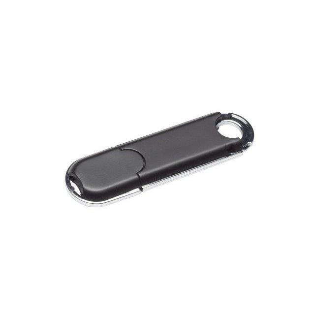 USB-Stick C21 gummiert USB 2.0 Flash Disk   2 GB Schwarz