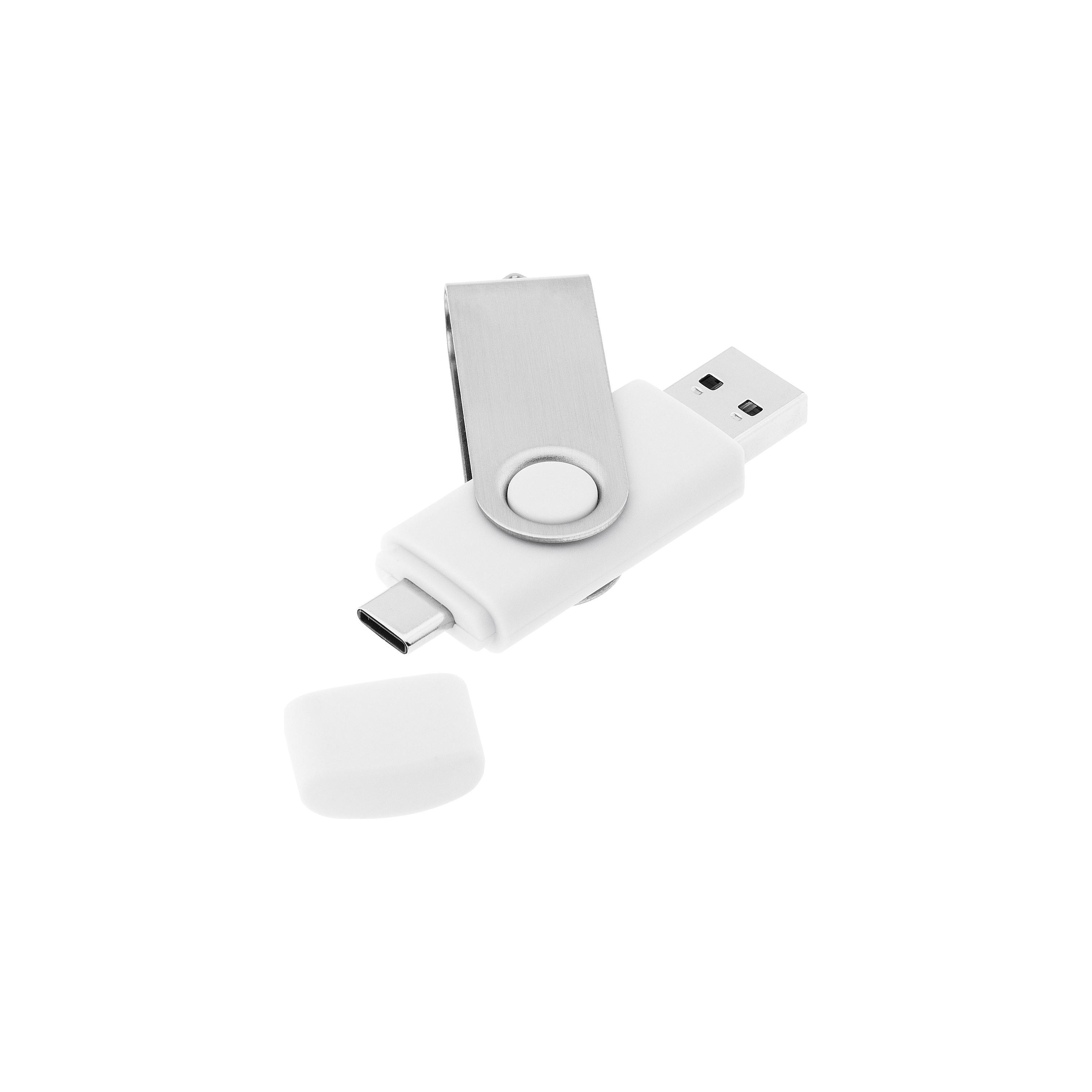 USB-Stick C05 Typ C USB 3.0 Flash Disk 128 GB Weiß