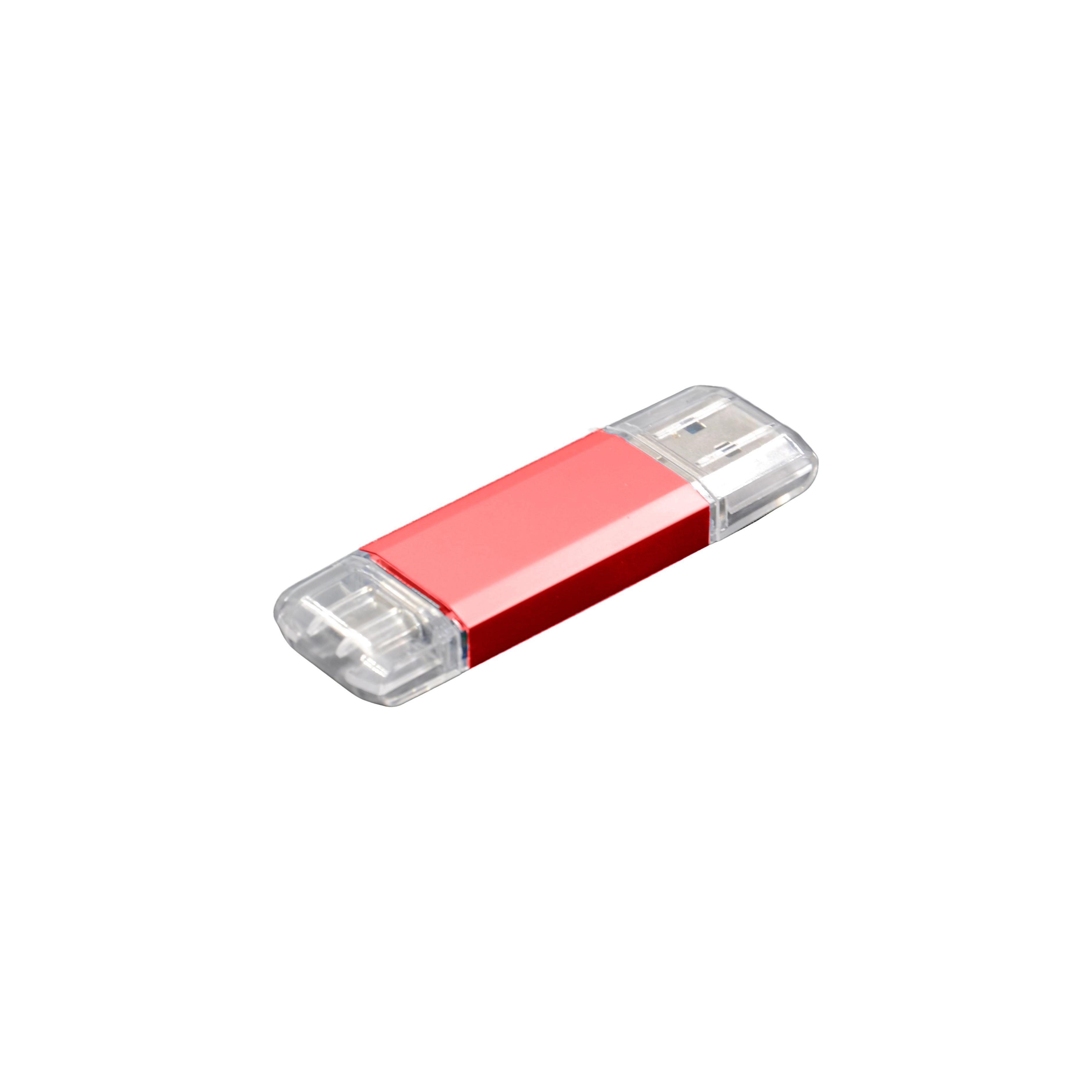 Modell F47 Typ C USB 2.0 Flash Disk   4 GB Rot
