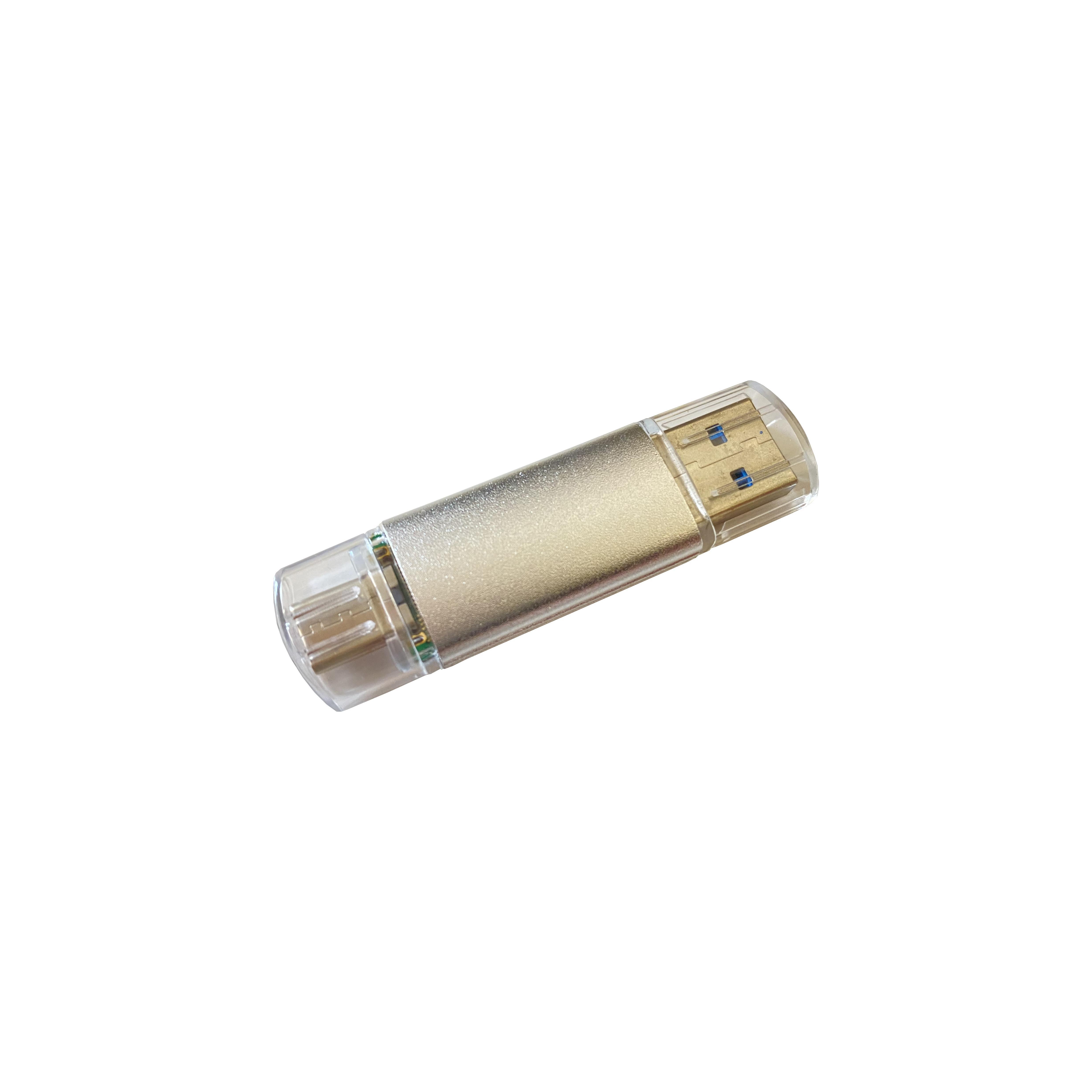Modell F47 Typ C USB 2.0 Flash Disk 128 GB Silber