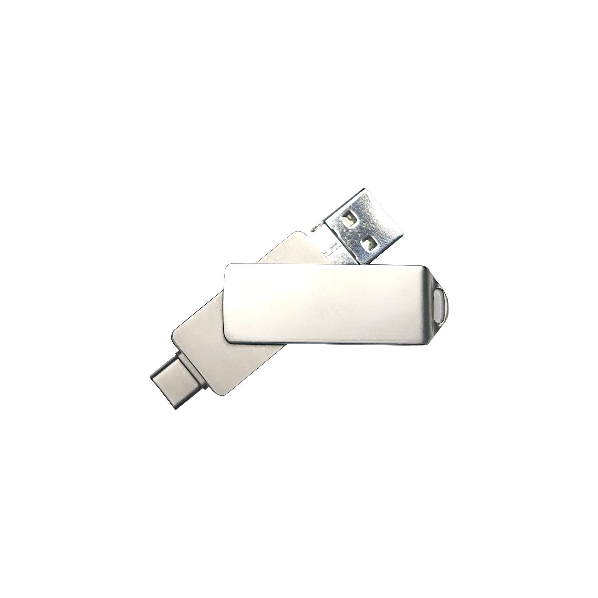 USB-Stick 4in1 OTG 05 USB 2.0 Flash Disk  64 GB Silber